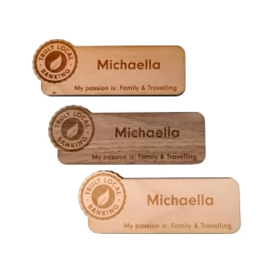 Name Tags e Crachás